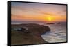 Rhossili Bay, Worms End, Gower, Wales, United Kingdom, Europe-Billy-Framed Stretched Canvas