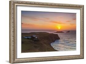 Rhossili Bay, Worms End, Gower, Wales, United Kingdom, Europe-Billy-Framed Photographic Print