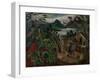 Rhubarb and Young Girl at Sandalstrand-Nikolai Astrup-Framed Giclee Print