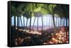 Rhubarb Forest with a Berry Floor-Hartmut Seehuber-Framed Stretched Canvas