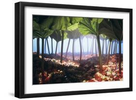 Rhubarb Forest with a Berry Floor-Hartmut Seehuber-Framed Photographic Print