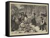 Rhubarb Gatherers-Charles Joseph Staniland-Framed Stretched Canvas
