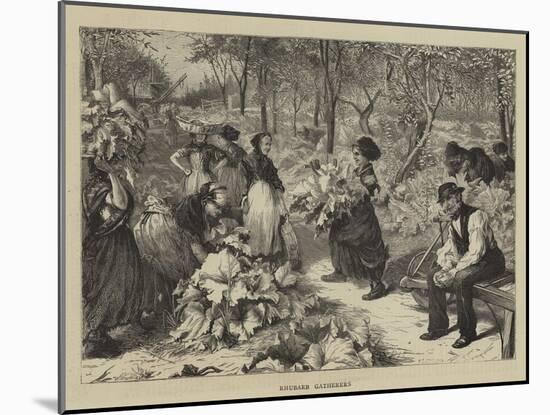 Rhubarb Gatherers-Charles Joseph Staniland-Mounted Giclee Print