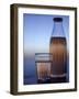 Rhubarb Juice in Glass and Bottle-Per Ranung-Framed Photographic Print