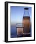 Rhubarb Juice in Glass and Bottle-Per Ranung-Framed Photographic Print