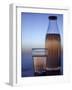 Rhubarb Juice in Glass and Bottle-Per Ranung-Framed Photographic Print