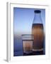 Rhubarb Juice in Glass and Bottle-Per Ranung-Framed Photographic Print