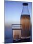 Rhubarb Juice in Glass and Bottle-Per Ranung-Mounted Photographic Print