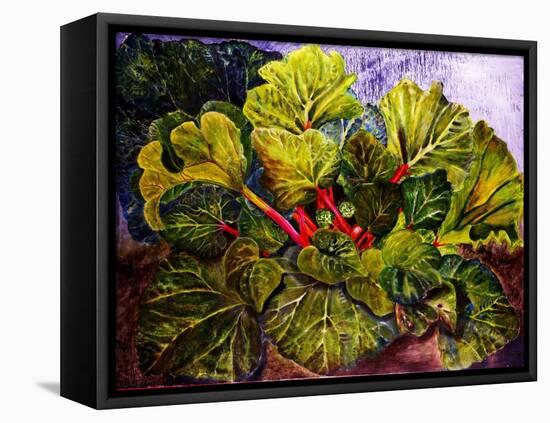 rhubarb-jocasta shakespeare-Framed Stretched Canvas