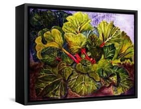 rhubarb-jocasta shakespeare-Framed Stretched Canvas