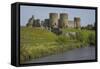 Rhuddlan Castle, Denbighshire, Wales-Rolf Richardson-Framed Stretched Canvas