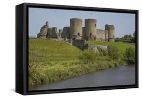 Rhuddlan Castle, Denbighshire, Wales-Rolf Richardson-Framed Stretched Canvas