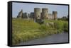 Rhuddlan Castle, Denbighshire, Wales-Rolf Richardson-Framed Stretched Canvas