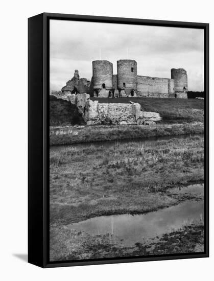 Rhuddlan Castle-null-Framed Stretched Canvas