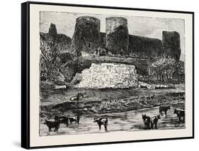 Rhuddlan Castle-null-Framed Stretched Canvas