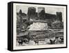 Rhuddlan Castle-null-Framed Stretched Canvas