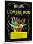 Rhum de Lombre d'Or Martinique Brand Rum Label-Lantern Press-Mounted Art Print
