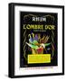 Rhum de Lombre d'Or Martinique Brand Rum Label-Lantern Press-Framed Art Print