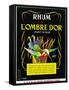 Rhum de Lombre d'Or Martinique Brand Rum Label-Lantern Press-Framed Stretched Canvas