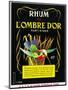 Rhum de Lombre d'Or Martinique Brand Rum Label-Lantern Press-Mounted Premium Giclee Print