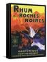 Rhum des Roches Noires Brand Rum Label-Lantern Press-Framed Stretched Canvas