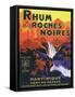 Rhum des Roches Noires Brand Rum Label-Lantern Press-Framed Stretched Canvas