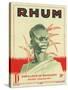 Rhum Distillerie de Minargent Brand Rum Label-Lantern Press-Stretched Canvas