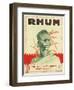 Rhum Distillerie de Minargent Brand Rum Label-Lantern Press-Framed Art Print