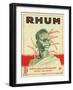 Rhum Distillerie de Minargent Brand Rum Label-Lantern Press-Framed Art Print