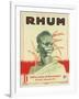 Rhum Distillerie de Minargent Brand Rum Label-Lantern Press-Framed Art Print