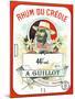 Rhum du Creole Brand Rum Label-Lantern Press-Mounted Art Print