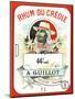 Rhum du Creole Brand Rum Label-Lantern Press-Mounted Art Print