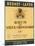 Rhum du Vieux Grognard Bedhet-Lafon Brand Rum Label-Lantern Press-Mounted Art Print
