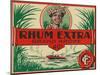 Rhum Extra Grand Arome Brand Rum Label-Lantern Press-Mounted Art Print