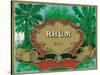 Rhum Forty Proof Rum Label-Lantern Press-Stretched Canvas