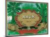 Rhum Forty Proof Rum Label-Lantern Press-Mounted Art Print