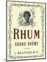 Rhum Grand Arome Rum Label-Lantern Press-Mounted Art Print