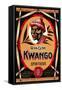 Rhum Kwango Label-null-Framed Stretched Canvas