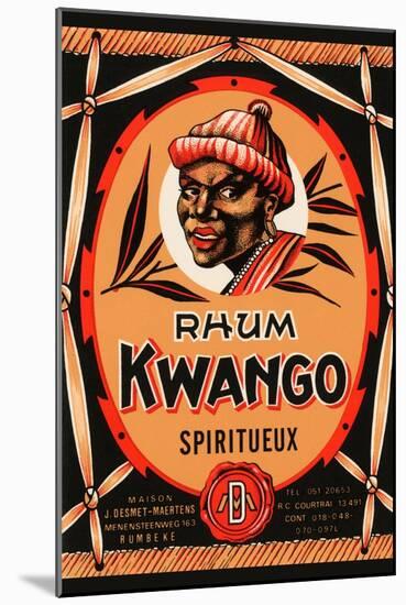 Rhum Kwango-null-Mounted Art Print