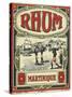 Rhum Martinique Brand Rum Label-Lantern Press-Stretched Canvas