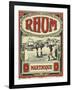 Rhum Martinique Brand Rum Label-Lantern Press-Framed Art Print