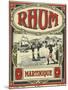 Rhum Martinique Brand Rum Label-Lantern Press-Mounted Art Print