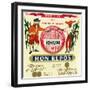 Rhum mon Repos Brand Rum Label-Lantern Press-Framed Art Print