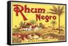 Rhum Negro Label-null-Framed Stretched Canvas