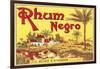 Rhum Negro Label-null-Framed Art Print