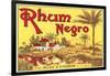 Rhum Negro Label-null-Framed Art Print