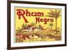 Rhum Negro Label-null-Framed Art Print