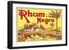 Rhum Negro Label-null-Framed Art Print