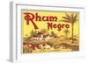 Rhum Negro Label-null-Framed Art Print