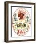 Rhum Paka Brand Rum Label-Lantern Press-Framed Art Print